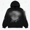 Spider Hoodie black white